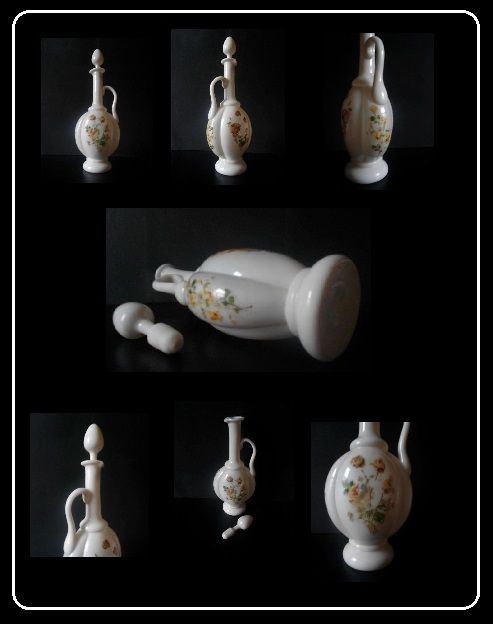 HALF PRICE. Majestic 15 inch Antique French Opaline Glass Decanter & Stopper. HALF PRICE. Majestic 15 inch Antique French Opaline Glass Decanter & Stopper.
