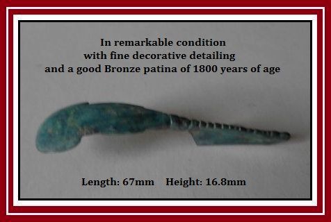 Ancient Antiquity Roman Bronze Fibula – Brooch. 2nd c. AD Ancient Antiquity Roman Bronze Fibula – Brooch. 2nd c. AD