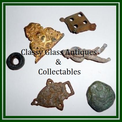 Six Different Ancient English Artefacts of Various Metal Findings – c. 736 – c. 1399 Six Different Ancient English Artefacts of Various Metal Findings – c. 736 – c. 1399