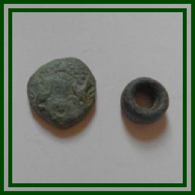 Six Different Ancient English Artefacts of Various Metal Findings – c. 736 – c. 1399 Six Different Ancient English Artefacts of Various Metal Findings – c. 736 – c. 1399