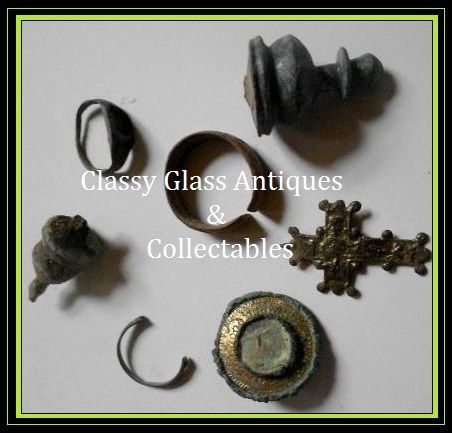 Six Very Different Ancient Artefacts Including a Roman Bronze Childs Ring 2nd c. AD. And Various Metal Findings. c.736 – c.1399. Six Very Different Ancient Artefacts Including a Roman Bronze Childs Ring 2nd c. AD. And Various Metal Findings. c.736 – c.1399.