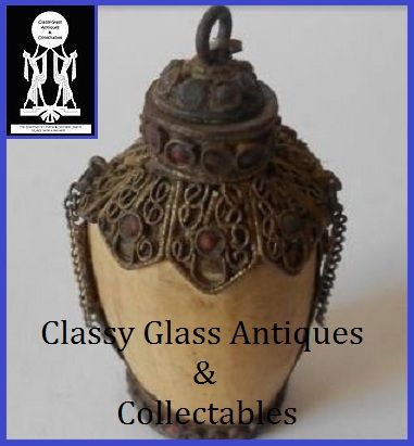 Early 20th Century Oriental Tibetan Silver & Yak Bone Snuff Bottle Early 20th Century Oriental Tibetan Silver & Yak Bone Snuff Bottle