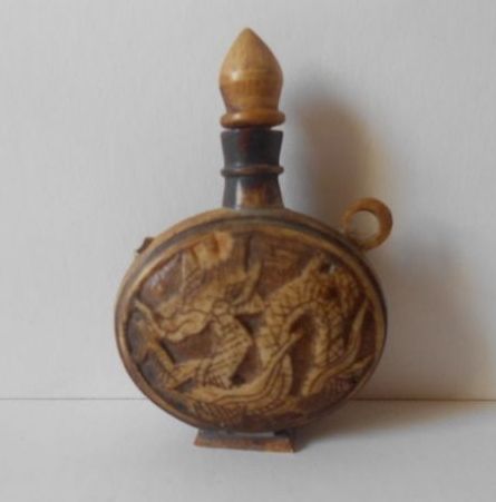Early Tibetan Cameo Carved Stone Snuff Bottle with Chinese Dragons Early Tibetan Cameo Carved Stone Snuff Bottle with Chinese Dragons