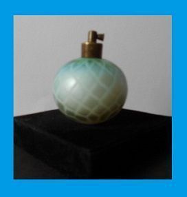 Very Rare English Victorian Opal-White & Crystal Cased Satin Glass Atomiser Perfume Bottle by Thomas Webb. Circa 1900 Very Rare English Victorian Opal-White & Crystal Cased Satin Glass Atomiser Perfume Bottle by Thomas Webb. Circa 1900