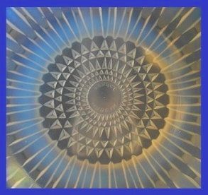 LARGE 1930s French Art Deco Opalescent Glass Bowl `Chrysanthemum' pattern by Andre Hunebelle LARGE 1930s French Art Deco Opalescent Glass Bowl `Chrysanthemum' pattern by Andre Hunebelle