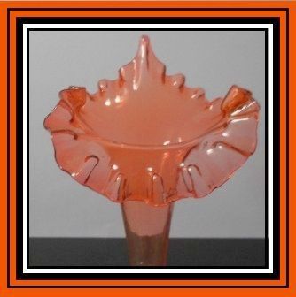 Late English Victorian, Art Nouveau Jack In The Pulpit Free Blown Glass Vase by Burtles,Tate & Co. Pre – 1910 Late English Victorian, Art Nouveau Jack In The Pulpit Free Blown Glass Vase by Burtles,Tate & Co. Pre – 1910