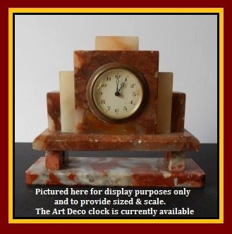 African Granite French Art Deco Picture Photograph Frame With Original Glass African Granite French Art Deco Picture Photograph Frame With Original Glass