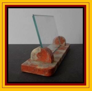 African Granite French Art Deco Picture Photograph Frame With Original Glass African Granite French Art Deco Picture Photograph Frame With Original Glass