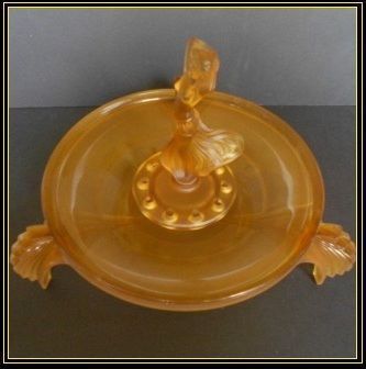 Sensational Czech Republic Art Deco Amber Glass Dancing Lady Center Piece by Inwald Sensational Czech Republic Art Deco Amber Glass Dancing Lady Center Piece by Inwald