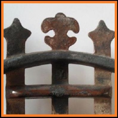English Art Deco 1930s Cast Iron & Copper Lustre Enamel Fireplace Surround English Art Deco 1930s Cast Iron & Copper Lustre Enamel Fireplace Surround