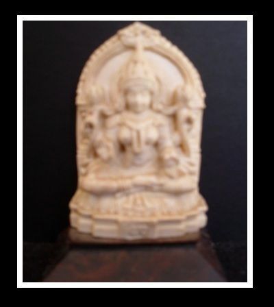 Vintage Pair of Nepalese Asian Buddhist Kuan Yin Temple Effigy / Statuettes. Mid c20th Vintage Pair of Nepalese Asian Buddhist Kuan Yin Temple Effigy / Statuettes. Mid c20th
