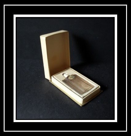 Heliotrope Boxed Perfume Bottle by Coty With Original Label by Rene Lalique Heliotrope Boxed Perfume Bottle by Coty With Original Label by Rene Lalique