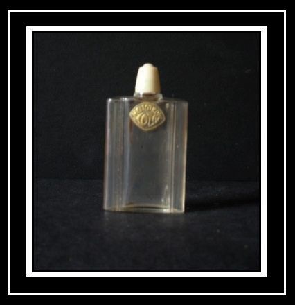 Heliotrope Boxed Perfume Bottle by Coty With Original Label by Rene Lalique Heliotrope Boxed Perfume Bottle by Coty With Original Label by Rene Lalique