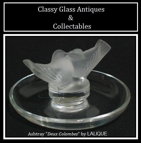 `Deux Colombes' Ashtray Designed by Rene Lalique. `Deux Colombes' Ashtray Designed by Rene Lalique.