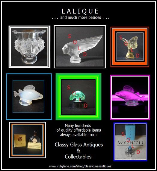 `Deux Colombes' Ashtray Designed by Rene Lalique. `Deux Colombes' Ashtray Designed by Rene Lalique.