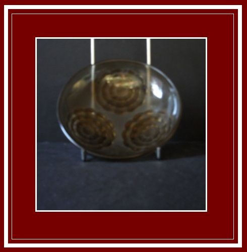 Pierre D'Avesn 1930s French Art Deco Glass Dahlia Bowl. Signed & Immaculate Pierre D'Avesn 1930s French Art Deco Glass Dahlia Bowl. Signed & Immaculate
