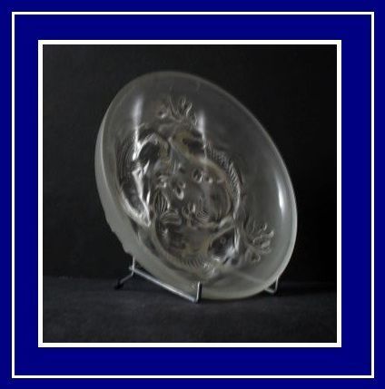 Scarce Art Deco Glass Bowl by Verlys France. Les Goujons pattern c1930s. Scarce Art Deco Glass Bowl by Verlys France. Les Goujons pattern c1930s.