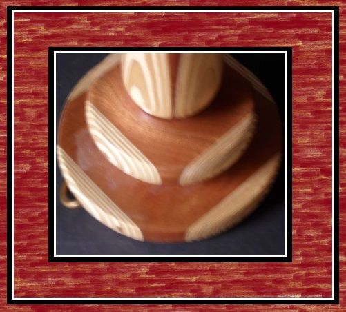 Stylish English Art Deco Lathe Turned Wooden Lamp Base Stylish English Art Deco Lathe Turned Wooden Lamp Base