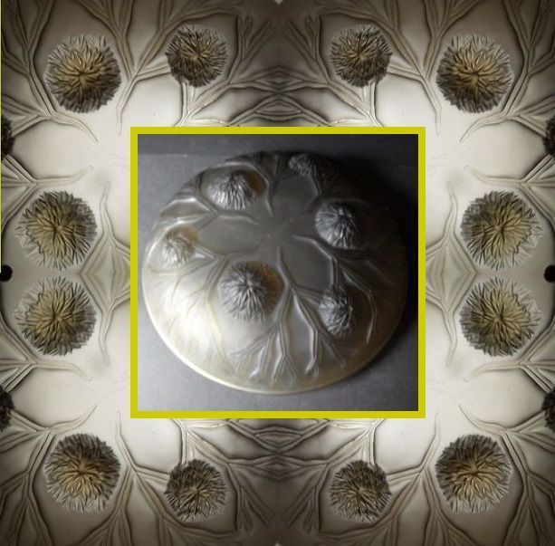 HUGE Sabino Smokey-Grey Glass `Grande Coupe Les Oursins' Bowl circa 1925 Art Deco HUGE Sabino Smokey-Grey Glass `Grande Coupe Les Oursins' Bowl circa 1925 Art Deco