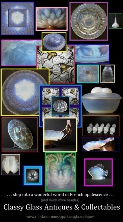 Magical Satin Frosted Opal Lustre Iridescent Glass Vanity Powder Pot Magical Satin Frosted Opal Lustre Iridescent Glass Vanity Powder Pot