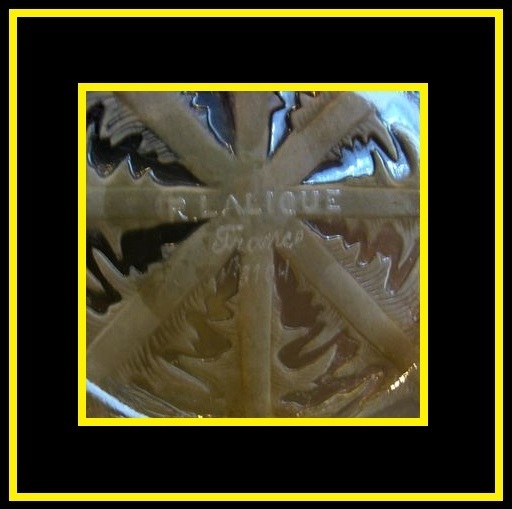 Rene Lalique Model 3104 Pissenlit Intaglio Moulded Glass Bowl c1921 Rene Lalique Model 3104 Pissenlit Intaglio Moulded Glass Bowl c1921