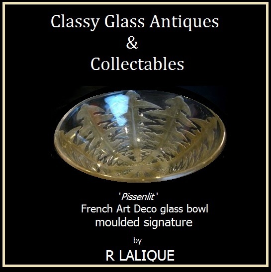Rene Lalique Model 3104 Pissenlit Intaglio Moulded Glass Bowl c1921 Rene Lalique Model 3104 Pissenlit Intaglio Moulded Glass Bowl c1921
