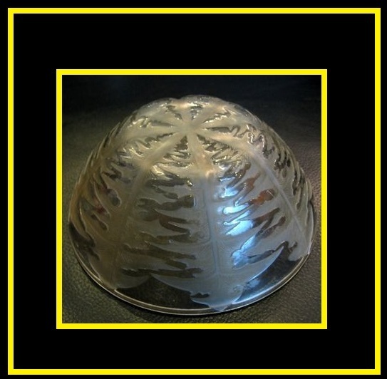 Rene Lalique Model 3104 Pissenlit Intaglio Moulded Glass Bowl c1921 Rene Lalique Model 3104 Pissenlit Intaglio Moulded Glass Bowl c1921
