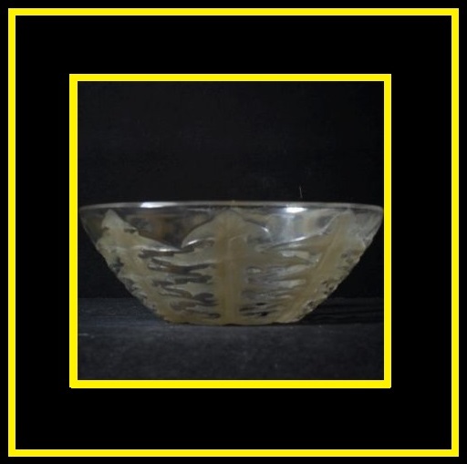 Rene Lalique Model 3104 Pissenlit Intaglio Moulded Glass Bowl c1921 Rene Lalique Model 3104 Pissenlit Intaglio Moulded Glass Bowl c1921