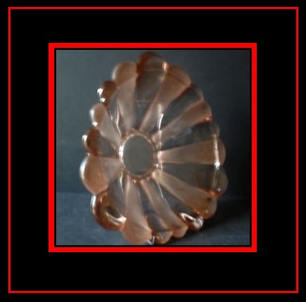 Austrian Bohemian Curvilinear Triangular Glass bowl by Stolzle Austrian Bohemian Curvilinear Triangular Glass bowl by Stolzle