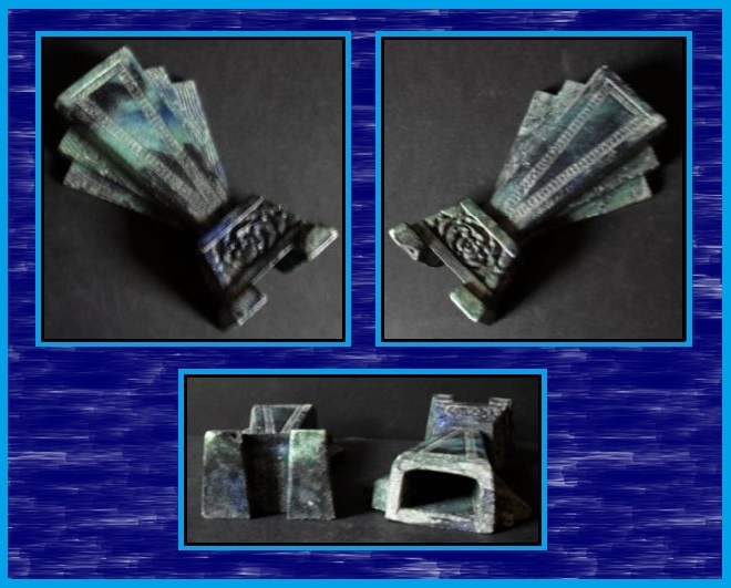 Pair of 1930's French Art Deco Marbrolithe Mantle Vases / Bookends. Maker Marked Originals Pair of 1930's French Art Deco Marbrolithe Mantle Vases / Bookends. Maker Marked Originals