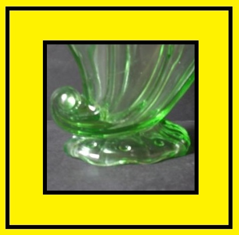 1930s Czechoslovakian 1930s Art Deco Cornucopia Glass Vase by Stolzle 1930s Czechoslovakian 1930s Art Deco Cornucopia Glass Vase by Stolzle