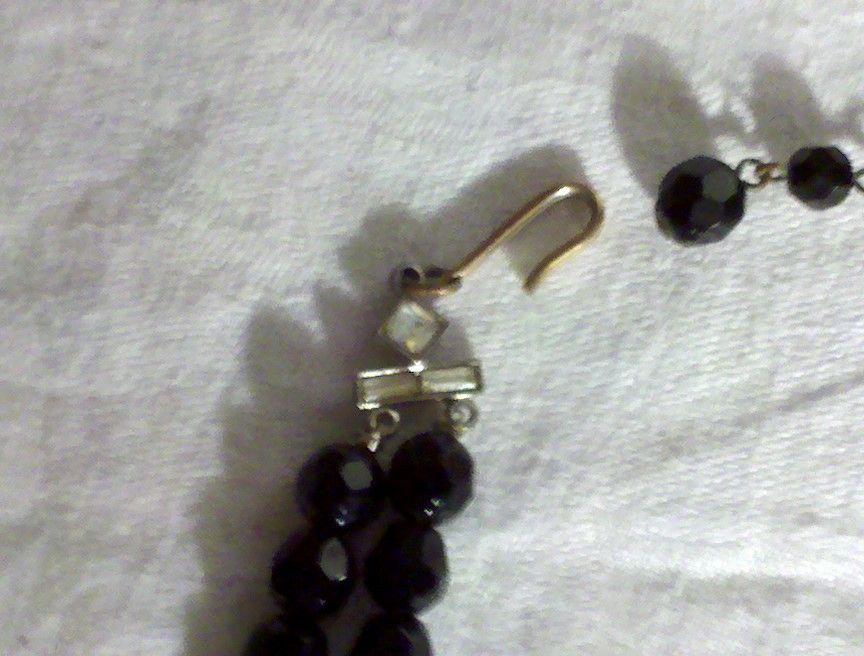 Item ID: 13 Inch Jet Black Necklace In Shop's Backroom Item ID: 13 Inch Jet Black Necklace In Shop's Backroom