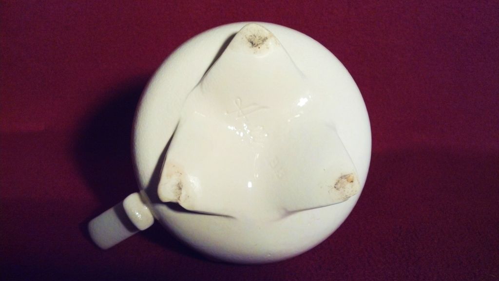 Hull 3 Footed Pitcher with Butterflies Hull 3 Footed Pitcher with Butterflies