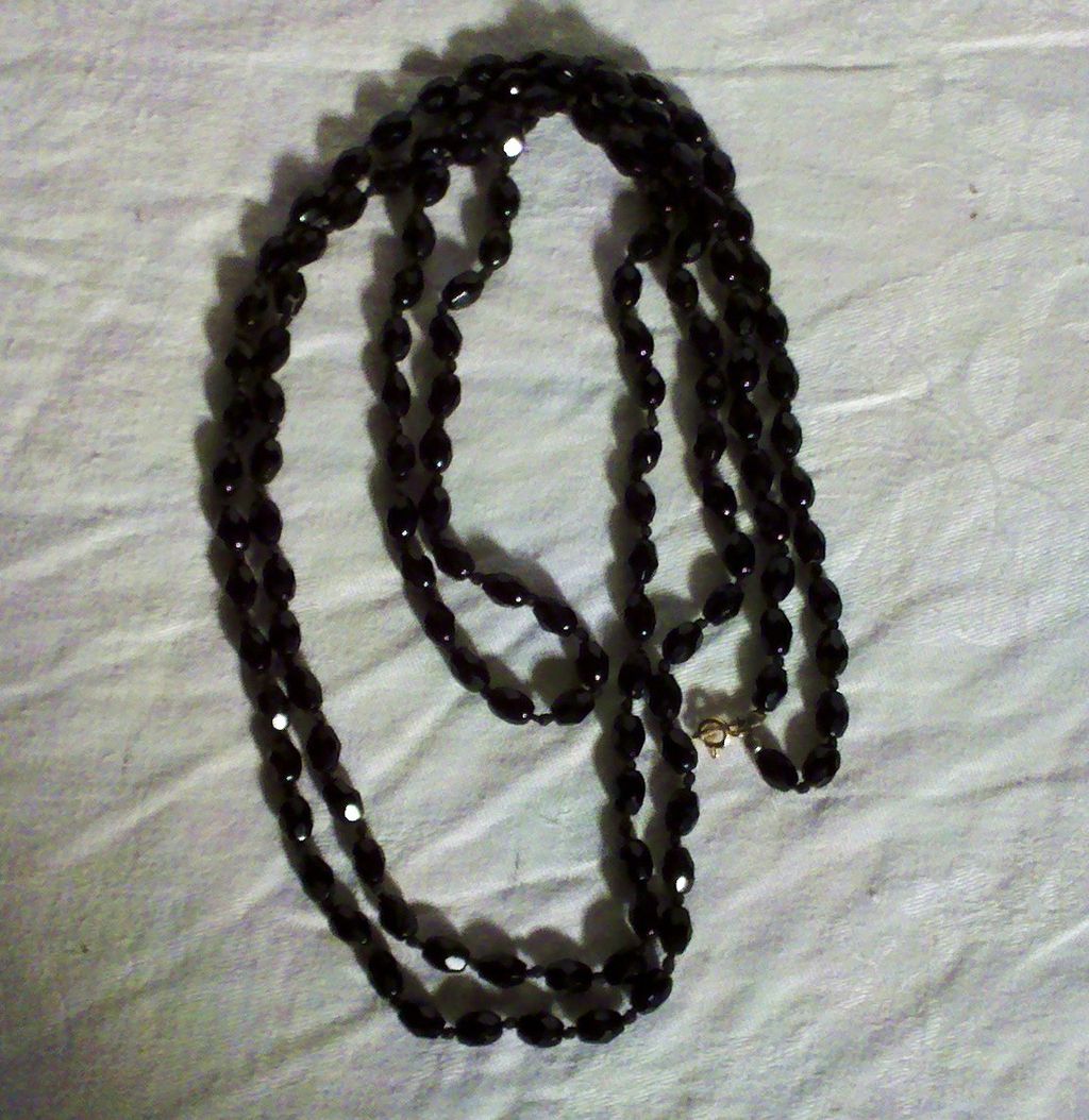 Item ID: Jet Black Avon Necklace In Shop's Backroom Item ID: Jet Black Avon Necklace In Shop's Backroom