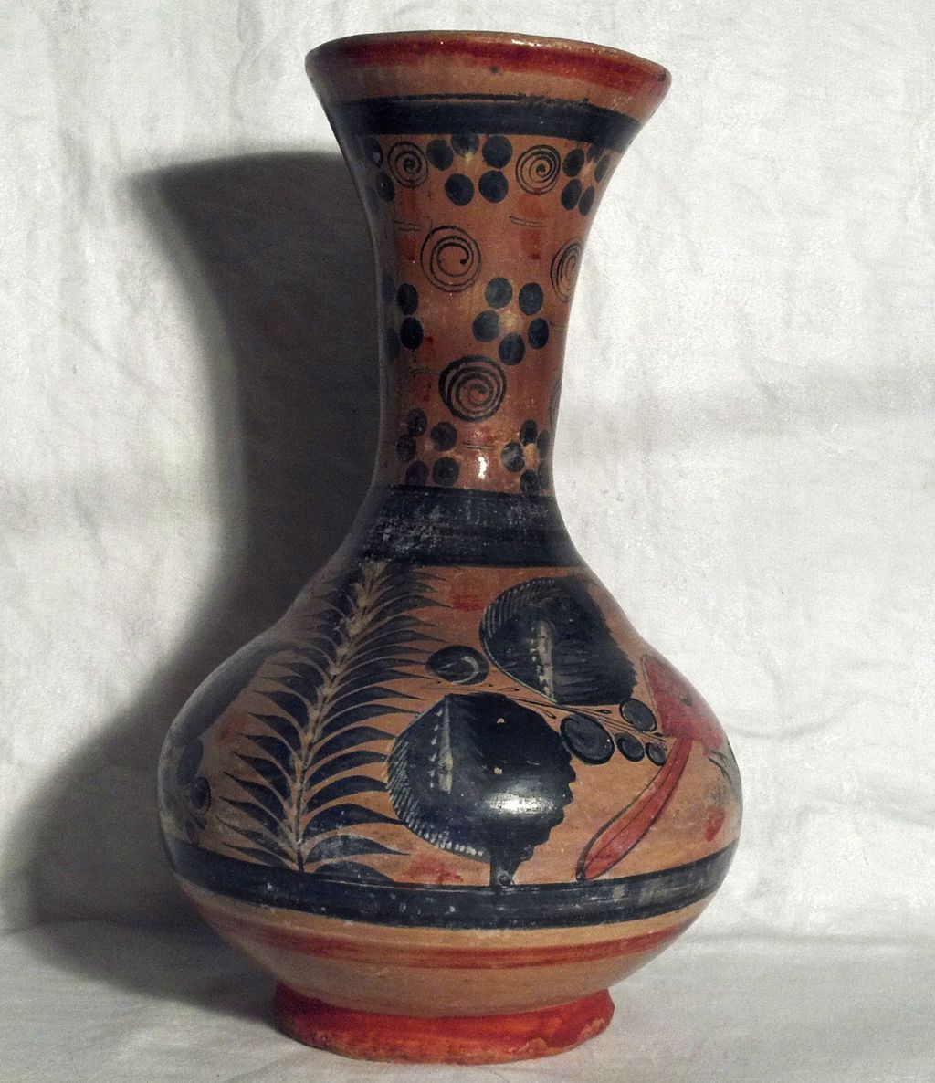 Item ID: Mexican Vase with Birds In Shop's Backroom Item ID: Mexican Vase with Birds In Shop's Backroom