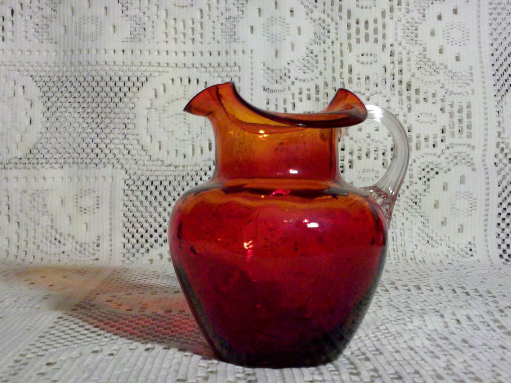 Item ID: Ruby Pitcher Reed Handle In Shop's Backroom Item ID: Ruby Pitcher Reed Handle In Shop's Backroom