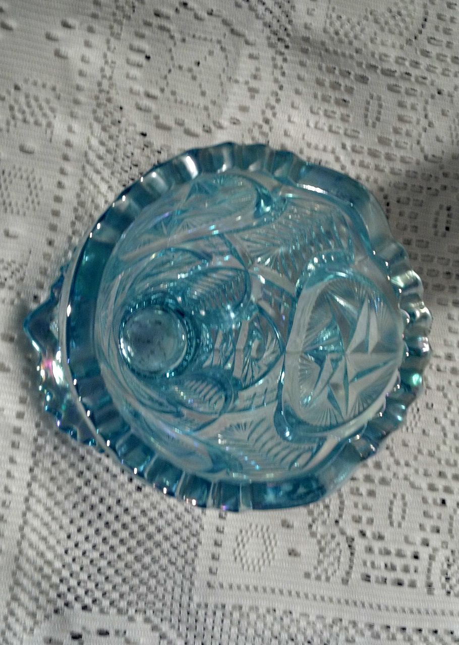 Item ID: Smith Ohio Star Blue Vase In Shop's Backroom Item ID: Smith Ohio Star Blue Vase In Shop's Backroom