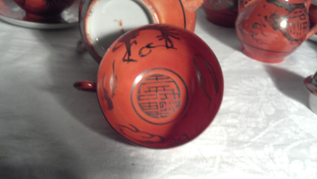 Item ID: Tea Set Japan Silver Overlay In Shop's Backroom Item ID: Tea Set Japan Silver Overlay In Shop's Backroom