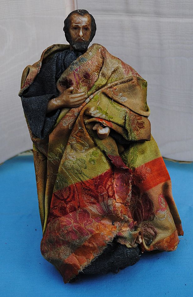 French Wax Creche Figure.....Circa 1890-1920 French Wax Creche Figure.....Circa 1890-1920