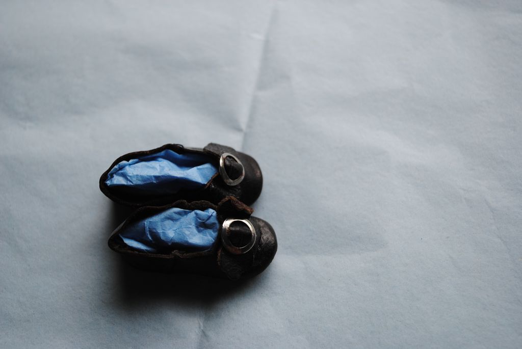 French Bebe Shoes Size "0"....Circa 1870-1890 French Bebe Shoes Size "0"....Circa 1870-1890