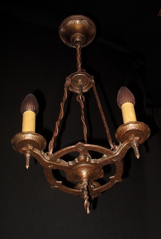 Vintage Craftsman Chandelier Vintage Craftsman Chandelier