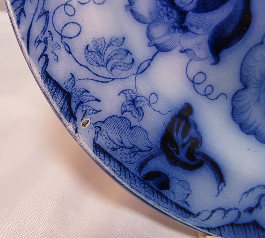 Wedgwood Flo-Blue Plate Wedgwood Flo-Blue Plate