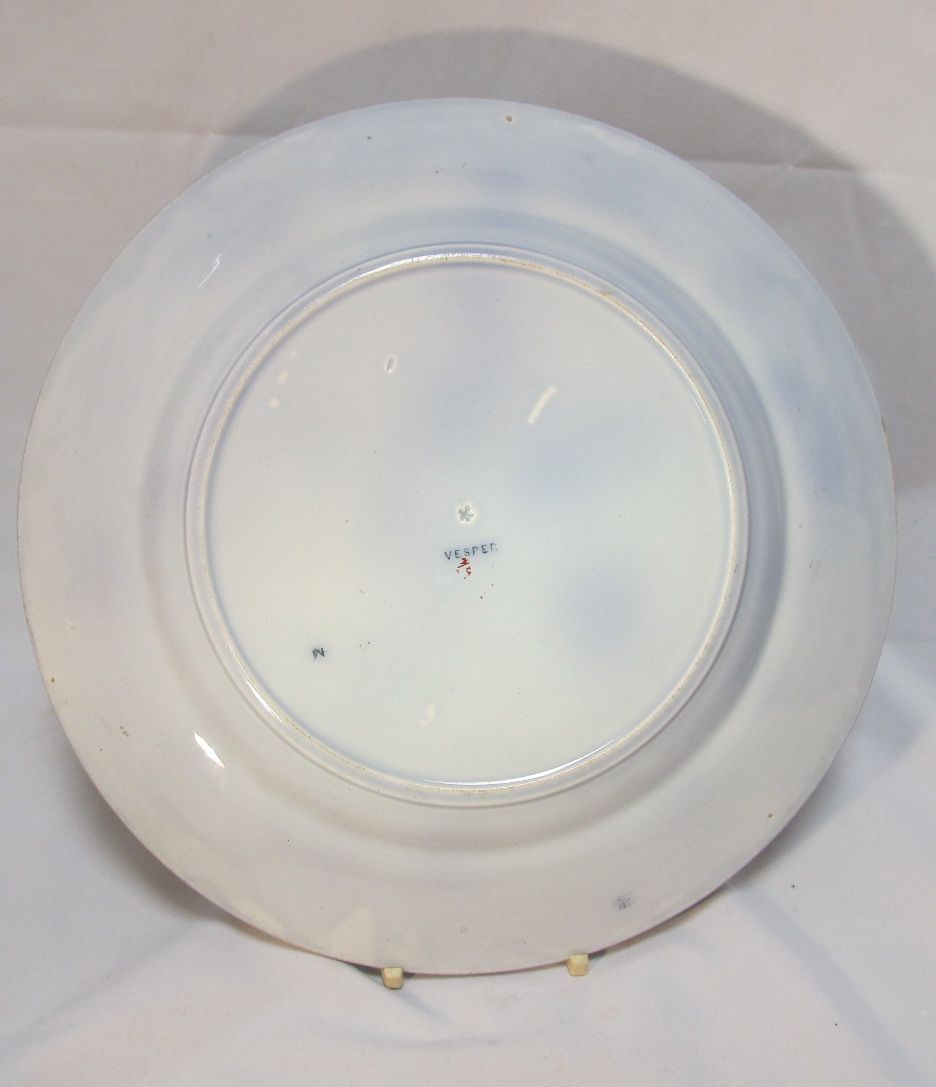 Indian Tree Porcelain 19th Century Plate English Indian Tree Porcelain 19th Century Plate English