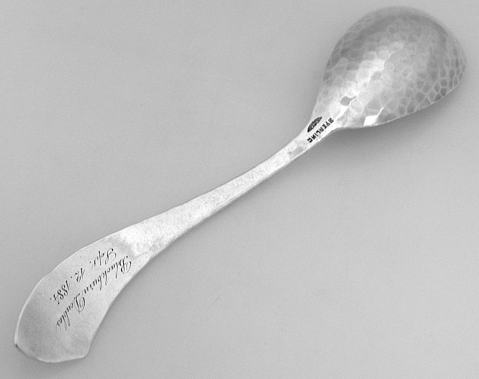 Shiebler Aesthetic Preserve Spoon Sterling Silver 1880 Shiebler Aesthetic Preserve Spoon Sterling Silver 1880