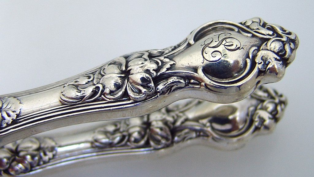 Violet Poultry Shears Wallace Sterling Silver 1904 Violet Poultry Shears Wallace Sterling Silver 1904