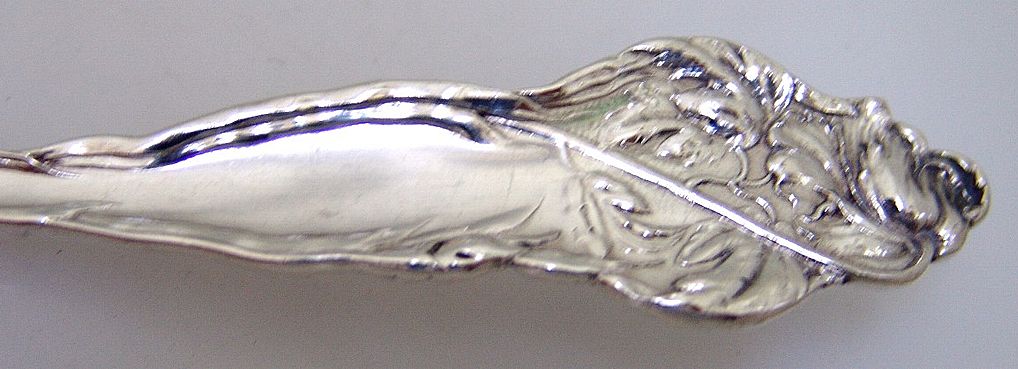 Les Six Fleurs Large Cold Meat Fork Reed and Barton 1901 Sterling Silver Les Six Fleurs Large Cold Meat Fork Reed and Barton 1901 Sterling Silver