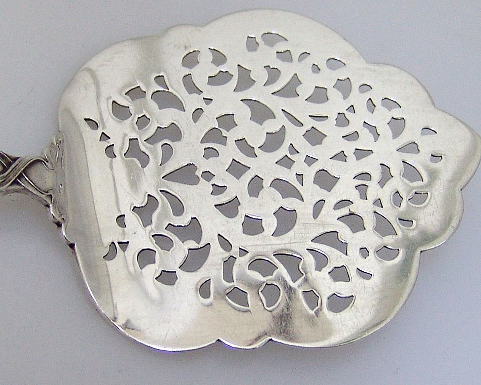 Douvaine Tomato Server Sterling Silver Unger Brothers 1890 Douvaine Tomato Server Sterling Silver Unger Brothers 1890