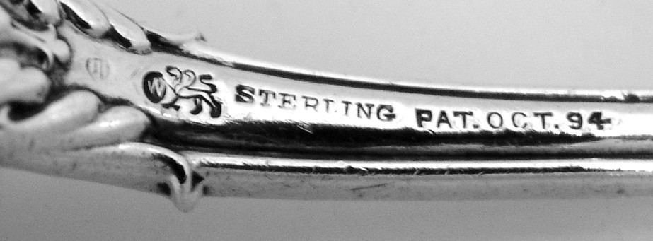 Empire Large Berry Spoon Whiting Sterling Silver 1892 Empire Large Berry Spoon Whiting Sterling Silver 1892