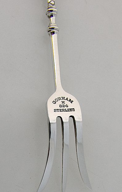 Lemon Fork Sterling Silver Gorham H824 Lemon Fork Sterling Silver Gorham H824
