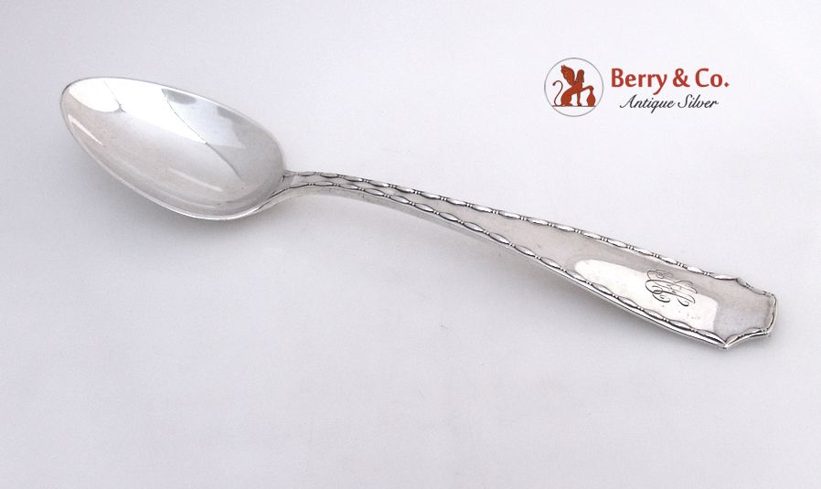 Tiffany And Co Marquise 2 Table Spoons Sterling Silver 1902 Tiffany And Co Marquise 2 Table Spoons Sterling Silver 1902